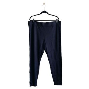 A MTL 1980 Womens Soft High-Rise Tights Leggings Black Plus Size 22 - 24